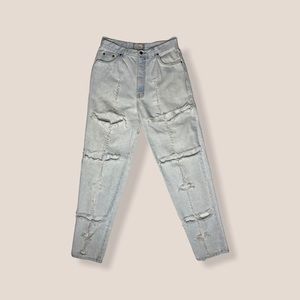 Vintage Women's Distressed Denim